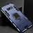 Silicone Matte Finish and Plastic Back Cover Case with Magnetic Stand for Samsung Galaxy S8