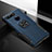 Silicone Matte Finish and Plastic Back Cover Case with Magnetic Stand H02 for Huawei Honor V20