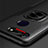 Silicone Matte Finish and Plastic Back Cover Case with Magnetic Stand H02 for Huawei Honor V20