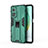 Silicone Matte Finish and Plastic Back Cover Case with Magnetic Stand KC1 for Xiaomi Mi 10T 5G