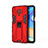 Silicone Matte Finish and Plastic Back Cover Case with Magnetic Stand KC2 for Xiaomi Poco M2 Pro