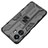 Silicone Matte Finish and Plastic Back Cover Case with Magnetic Stand KC3 for Vivo Y77e t1
