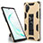 Silicone Matte Finish and Plastic Back Cover Case with Magnetic Stand MQ1 for Samsung Galaxy Note 10 Plus 5G