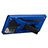 Silicone Matte Finish and Plastic Back Cover Case with Magnetic Stand N03 for Samsung Galaxy Note 20 5G