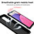 Silicone Matte Finish and Plastic Back Cover Case with Magnetic Stand Q02W for Samsung Galaxy A33 5G