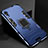 Silicone Matte Finish and Plastic Back Cover Case with Stand A01 for Apple iPhone XR
