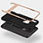 Silicone Matte Finish and Plastic Back Cover Case with Stand A01 for Apple iPhone Xs