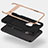 Silicone Matte Finish and Plastic Back Cover Case with Stand A01 for Apple iPhone Xs Max