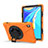 Silicone Matte Finish and Plastic Back Cover Case with Stand A01 for Huawei MediaPad M6 10.8