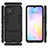 Silicone Matte Finish and Plastic Back Cover Case with Stand A01 for Huawei Nova 8 SE 5G