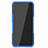 Silicone Matte Finish and Plastic Back Cover Case with Stand A01 for Realme 7