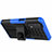Silicone Matte Finish and Plastic Back Cover Case with Stand A01 for Realme 7
