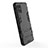 Silicone Matte Finish and Plastic Back Cover Case with Stand A01 for Samsung Galaxy M40S