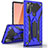 Silicone Matte Finish and Plastic Back Cover Case with Stand A01 for Samsung Galaxy Note 10 5G