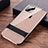 Silicone Matte Finish and Plastic Back Cover Case with Stand A02 for Apple iPhone 11 Pro