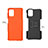 Silicone Matte Finish and Plastic Back Cover Case with Stand A02 for Motorola Moto G Stylus (2021)