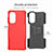 Silicone Matte Finish and Plastic Back Cover Case with Stand A02 for Motorola Moto G Stylus (2022) 4G