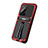 Silicone Matte Finish and Plastic Back Cover Case with Stand A02 for Samsung Galaxy S23 Ultra 5G