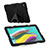 Silicone Matte Finish and Plastic Back Cover Case with Stand A02 for Samsung Galaxy Tab S5e Wi-Fi 10.5 SM-T720