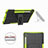 Silicone Matte Finish and Plastic Back Cover Case with Stand A02 for Samsung Galaxy Tab S6 10.5 SM-T860