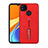 Silicone Matte Finish and Plastic Back Cover Case with Stand A03 for Xiaomi Redmi 9C