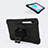 Silicone Matte Finish and Plastic Back Cover Case with Stand A04 for Samsung Galaxy Tab S6 10.5 SM-T860