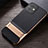 Silicone Matte Finish and Plastic Back Cover Case with Stand A05 for Apple iPhone 11