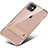 Silicone Matte Finish and Plastic Back Cover Case with Stand A06 for Apple iPhone 11