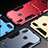 Silicone Matte Finish and Plastic Back Cover Case with Stand for Huawei P Smart+ Plus