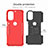 Silicone Matte Finish and Plastic Back Cover Case with Stand for Motorola Moto G31