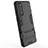 Silicone Matte Finish and Plastic Back Cover Case with Stand for Oppo Reno4 Pro 4G