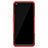 Silicone Matte Finish and Plastic Back Cover Case with Stand for Realme 6