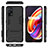 Silicone Matte Finish and Plastic Back Cover Case with Stand for Realme 7 Pro