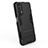 Silicone Matte Finish and Plastic Back Cover Case with Stand for Realme Narzo 20 Pro