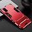 Silicone Matte Finish and Plastic Back Cover Case with Stand for Realme V5 5G