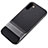 Silicone Matte Finish and Plastic Back Cover Case with Stand for Samsung Galaxy Note 10 5G Gray