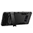 Silicone Matte Finish and Plastic Back Cover Case with Stand for Samsung Galaxy Note 8