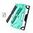 Silicone Matte Finish and Plastic Back Cover Case with Stand for Samsung Galaxy Tab S6 10.5 SM-T860