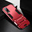 Silicone Matte Finish and Plastic Back Cover Case with Stand for Vivo X51 5G