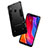 Silicone Matte Finish and Plastic Back Cover Case with Stand for Xiaomi Mi 8