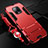 Silicone Matte Finish and Plastic Back Cover Case with Stand for Xiaomi Redmi 10X 5G