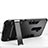 Silicone Matte Finish and Plastic Back Cover Case with Stand for Xiaomi Redmi Note 8 Pro