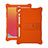 Silicone Matte Finish and Plastic Back Cover Case with Stand H01 for Apple iPad 10.2 (2020)