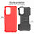 Silicone Matte Finish and Plastic Back Cover Case with Stand JX1 for Samsung Galaxy A33 5G