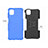 Silicone Matte Finish and Plastic Back Cover Case with Stand JX1 for Samsung Galaxy M13 5G
