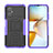 Silicone Matte Finish and Plastic Back Cover Case with Stand JX2 for Xiaomi Redmi Note 11R 5G