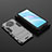 Silicone Matte Finish and Plastic Back Cover Case with Stand KC1 for Xiaomi Mi 10T Lite 5G