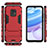 Silicone Matte Finish and Plastic Back Cover Case with Stand KC1 for Xiaomi Redmi 10X Pro 5G