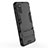 Silicone Matte Finish and Plastic Back Cover Case with Stand KC2 for Samsung Galaxy A41
