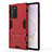 Silicone Matte Finish and Plastic Back Cover Case with Stand KC2 for Samsung Galaxy Note 20 Ultra 5G